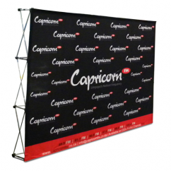 Cloth Banner Wall Straight - ideal displays - cloth banner wall straight