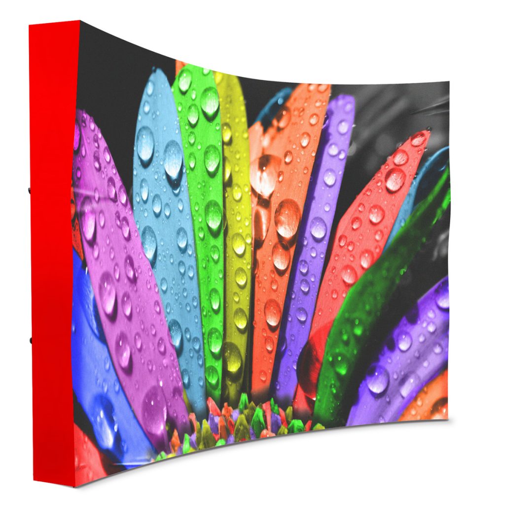 Cloth Banner Wall Curve with closed sides